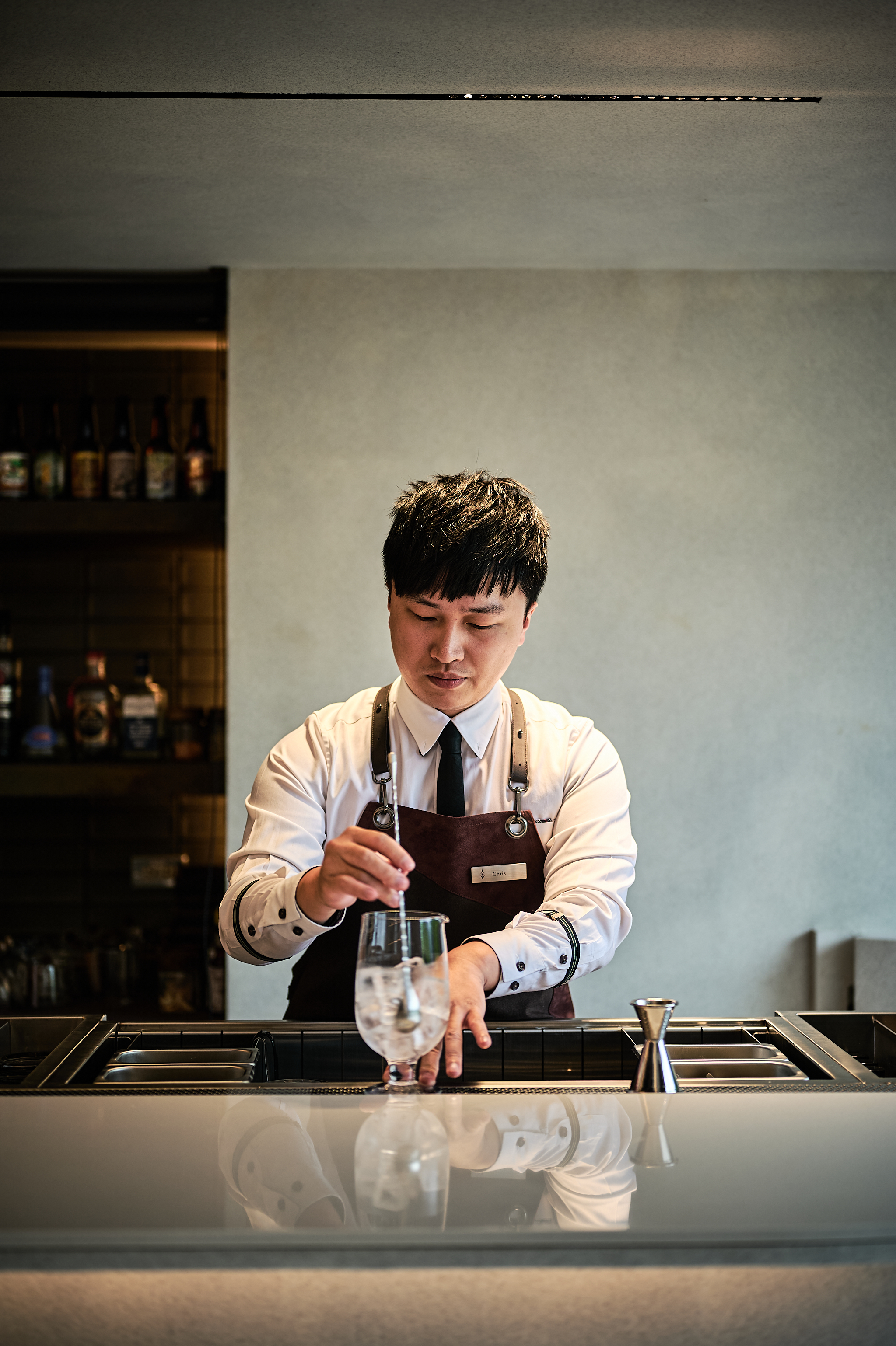 調酒師張庭維曾任職於亞洲50大酒吧「Indulge Bistro」,資歷相當豐富。(雲川水月提供)