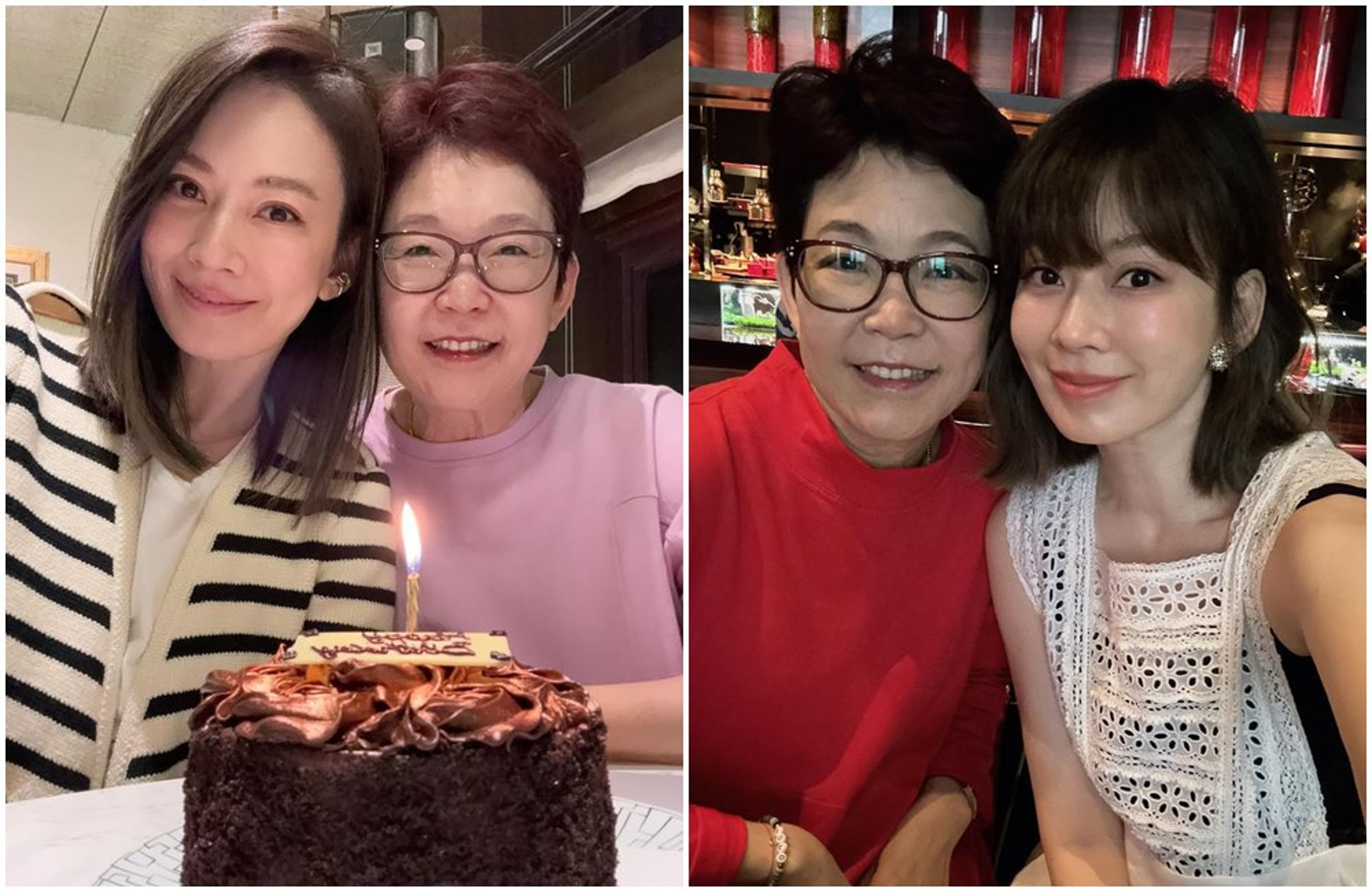 Melody與媽媽感情好,母女曾一起開直播。(melodykliu IG)