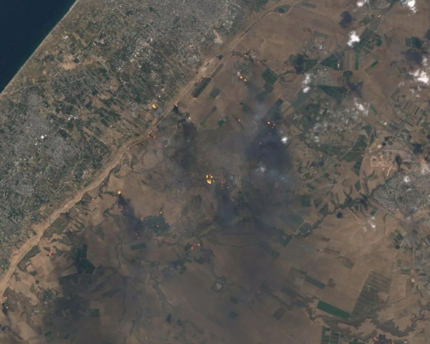 以巴開戰，加薩走廊成為受戰火波及的重災區。（翻攝自@hamasps Telegram）