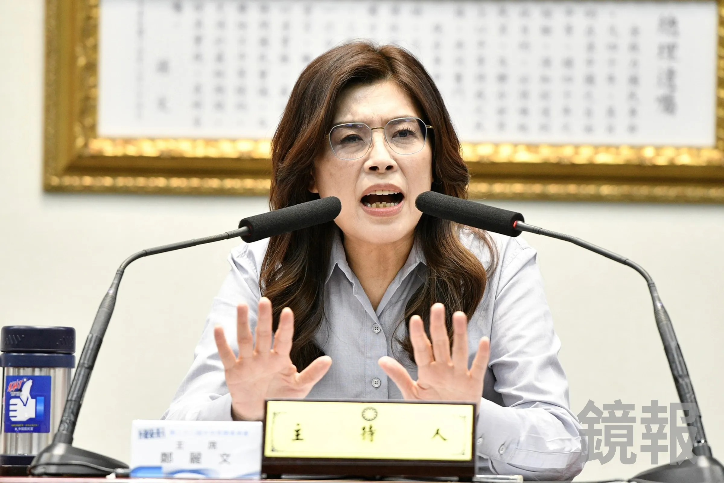 鄭麗文日前訪問華府，卻傳出遭美方冷處理。（鏡報李智為攝）