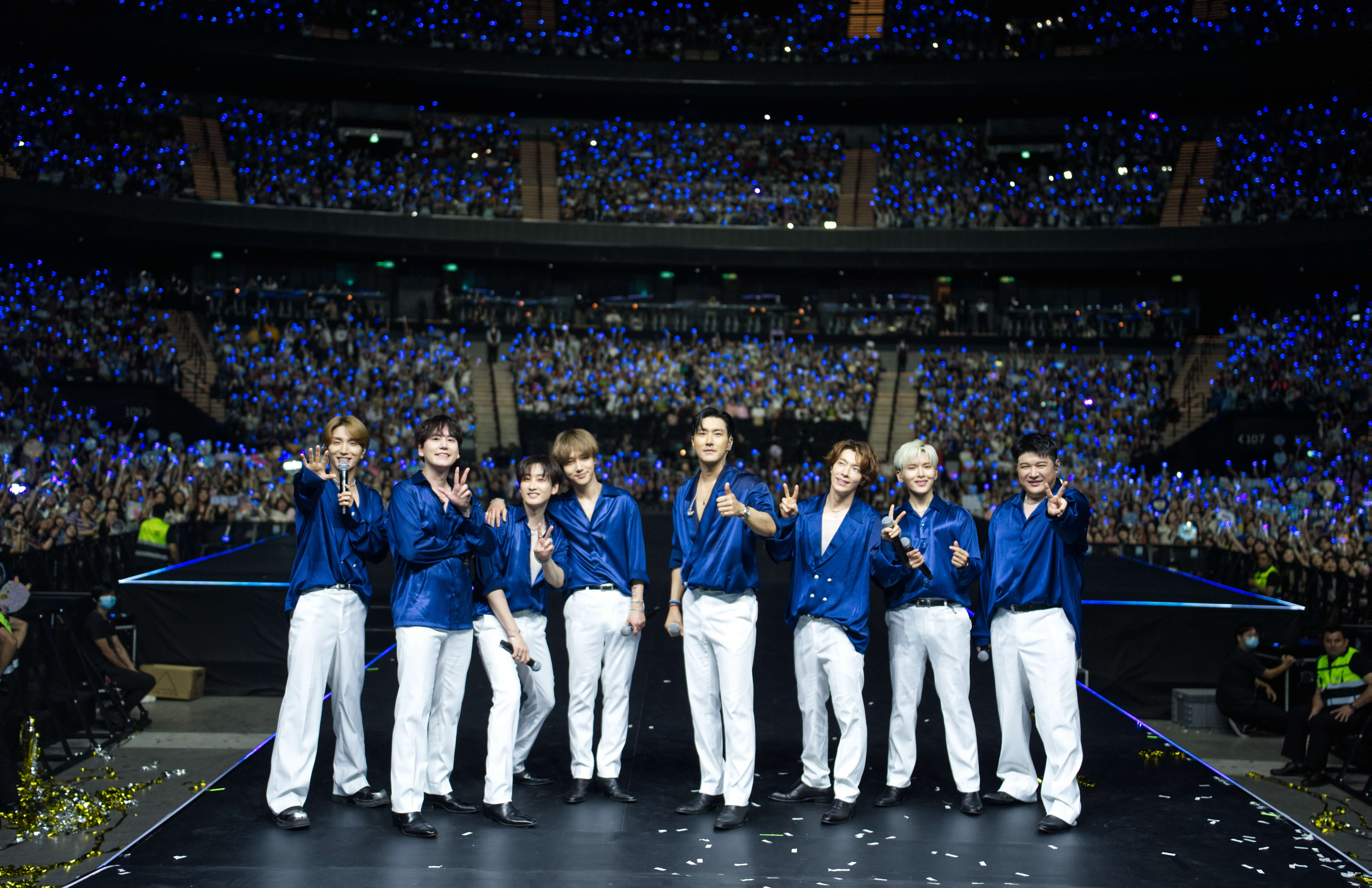 SUPER JUNIOR本月初在首爾舉辦兩場粉絲見面會，共度出道18年紀念。（遠雄創藝提供）