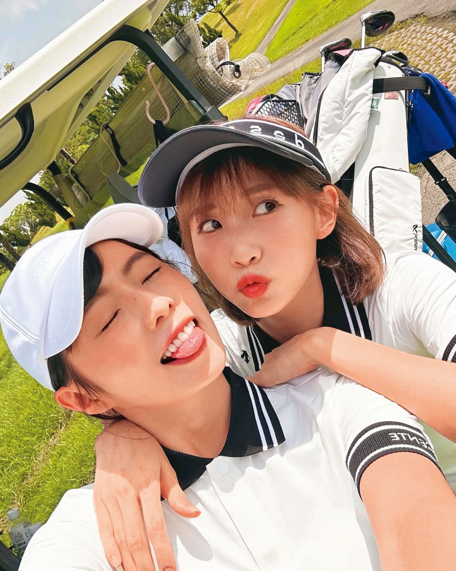 簡廷芮（左）和粿粿（右）不只是好姐妹，還會分享彼此的極密心事。（翻攝自簡廷芮IG）