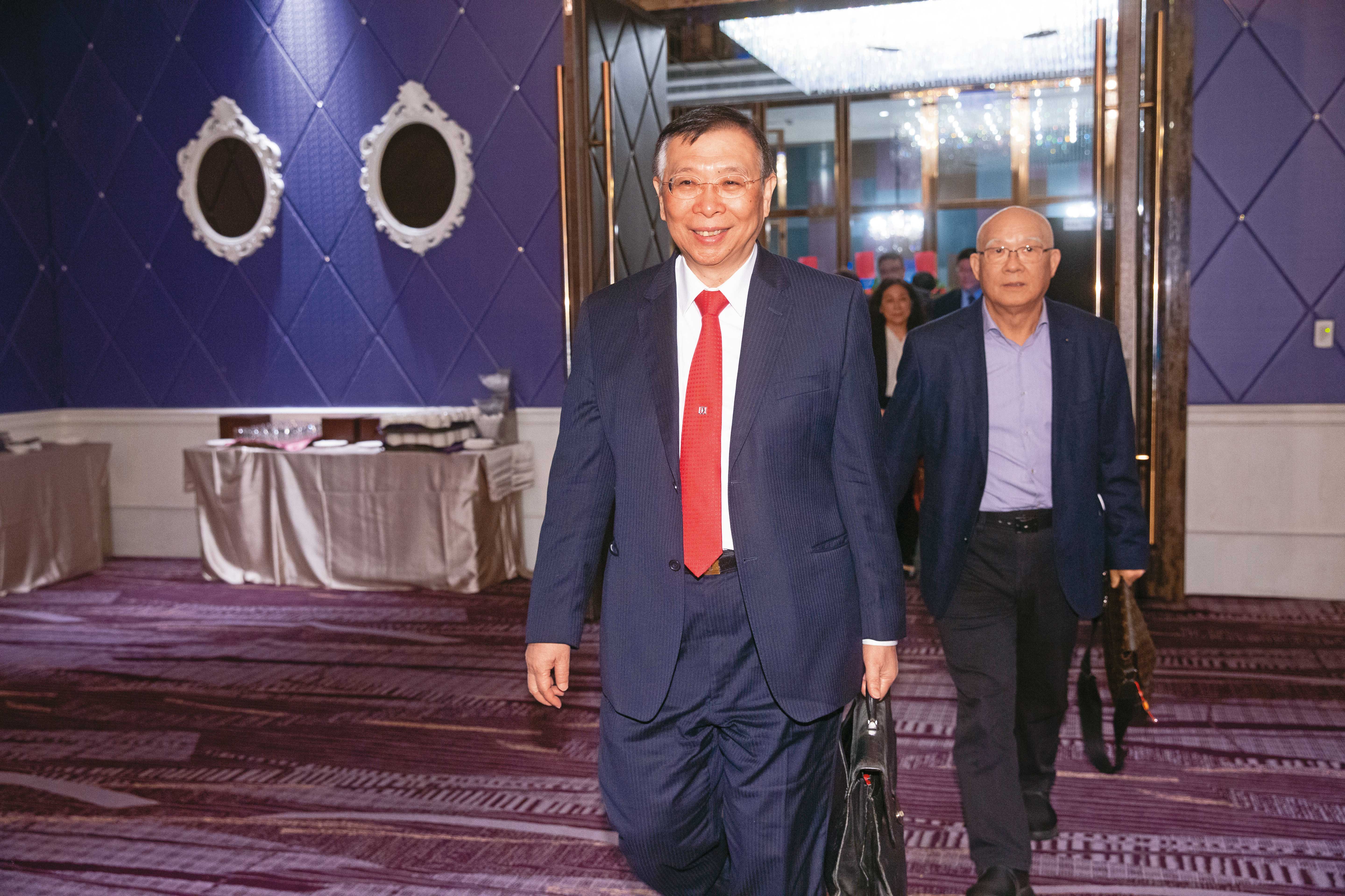 台鋼集團近期買進國票金股權，已吃下約1成持股。圖為台鋼集團會長謝裕民。