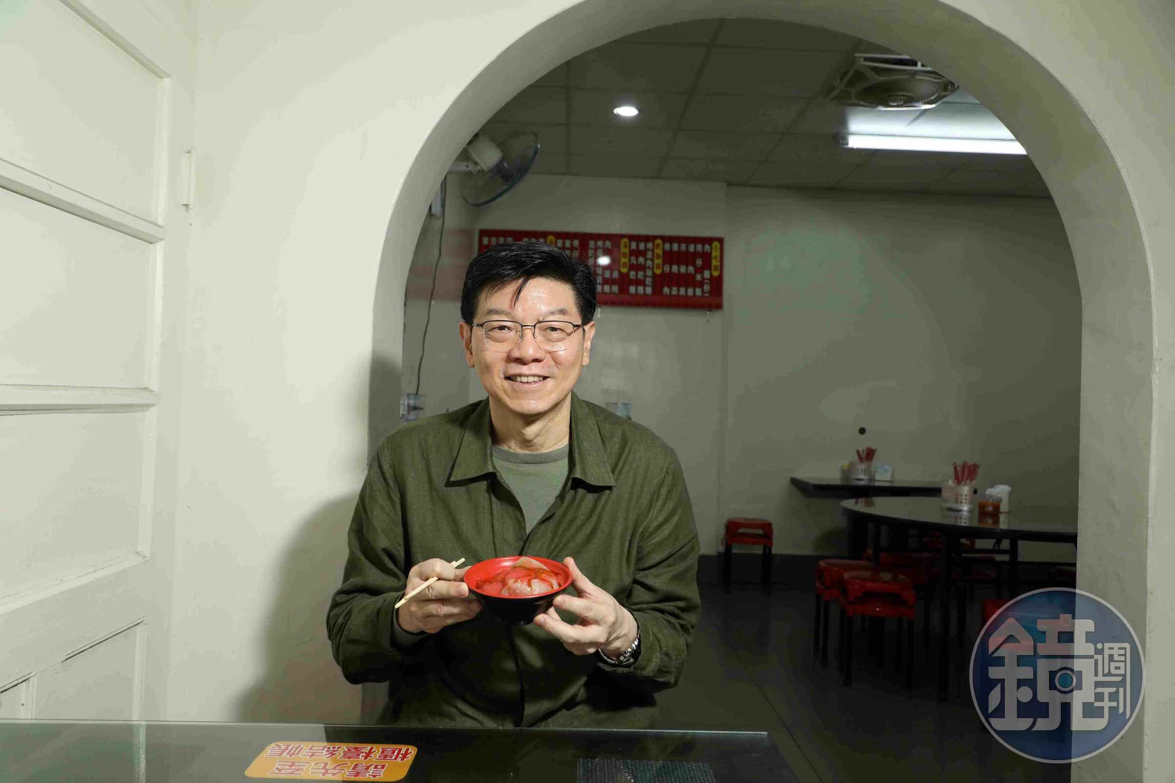 直到肉圓入口，忐忑的心情才安定下來。
