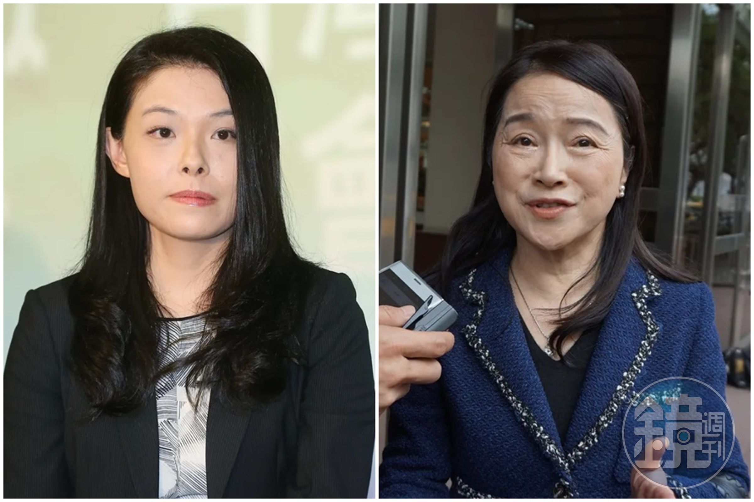 高虹安（左）針對被影射與有婦之夫交往提告周玉蔻（右）誹謗、違反《選罷法》，結果出爐。（本刊資料照）