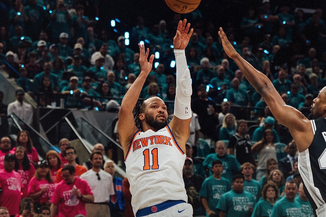 尼克一哥Jalen Brunson冠軍賽首戰攻下30分。（翻攝自X@nyknicks）