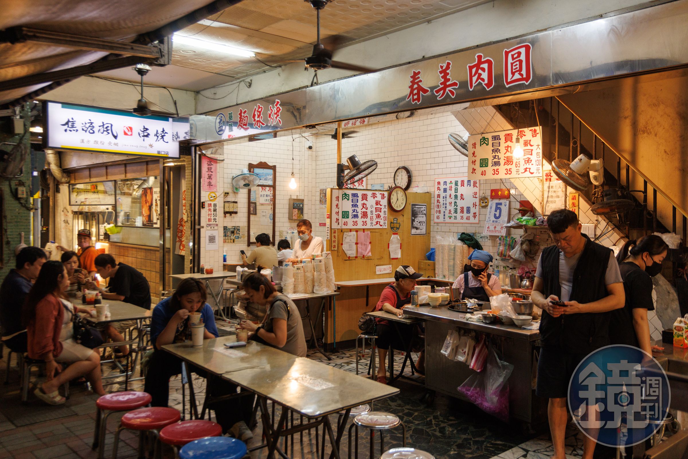 開在基隆仁一路的「春美肉圓」也是有歷史的老店。