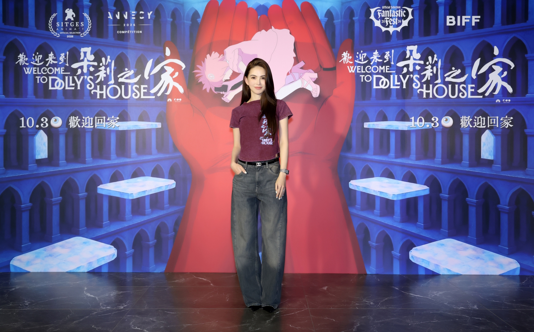 昆凌被《歡迎來到朵莉之家》充滿懸念故事打動,加上首度挑戰真人轉描動畫,睽違5年再度接演電影。(深空天體提供),