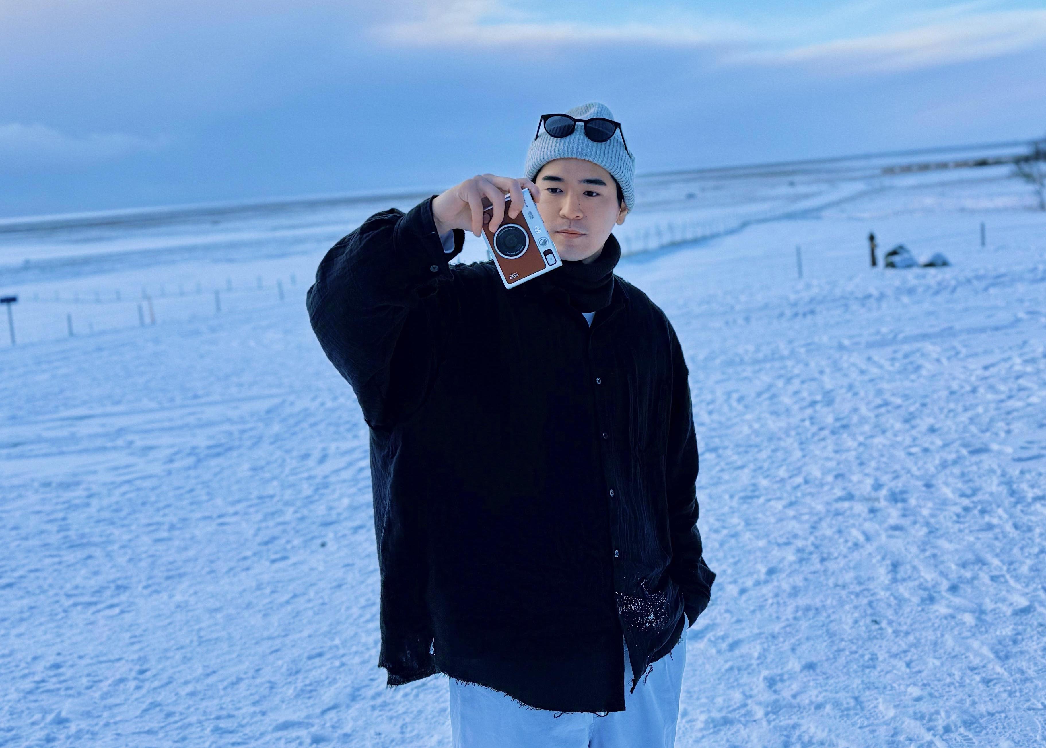 涂善存在30歲前夕到冰島自助旅行圓夢。(佳葳娛樂提供）