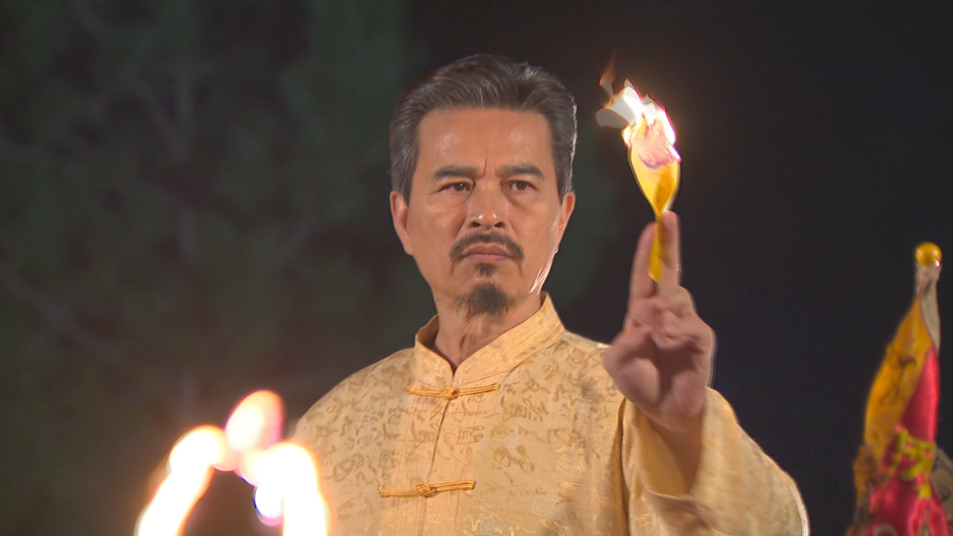 李興文在三立八點台劇《天道》使邪術復仇。（三立提供）