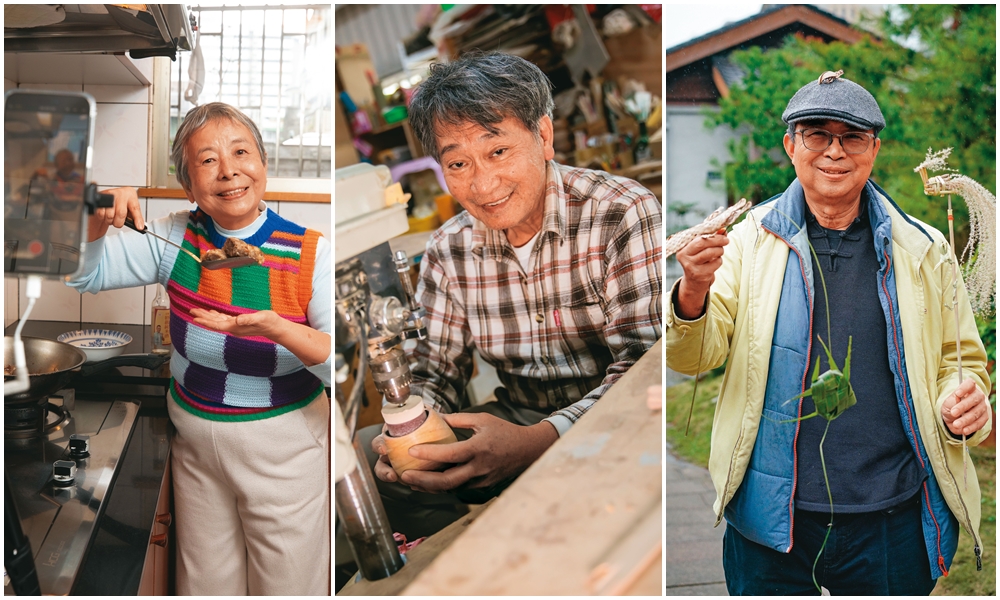 退休後生活不是只能遊山玩水，3位高年級退休族選擇創業或成為自由工作者，圓了年輕未竟的夢。