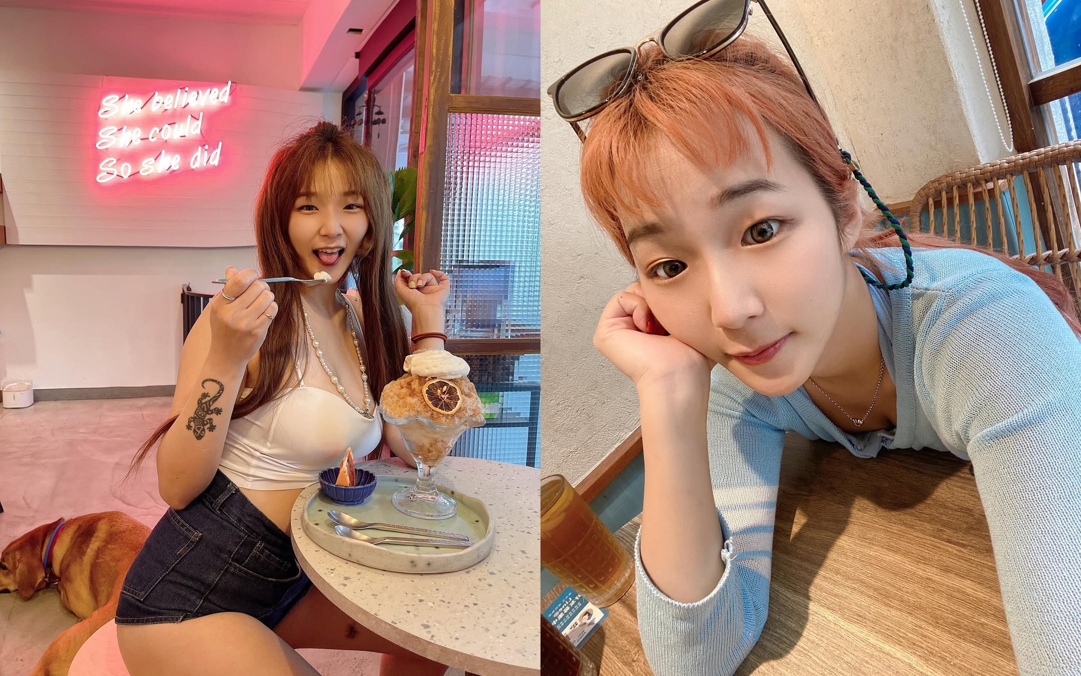 金寶娜曾為了滿足前男友的好奇，一起拍攝無套成人影片。（翻攝IG@duoduobamu）