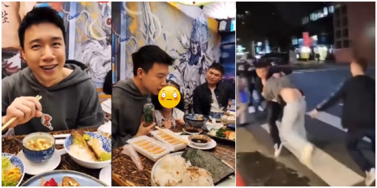 Toyz帶家人去超哥的店用餐，各種批評餐點，還笑說帶了5歲的孩子當作護身符。（合成圖／翻攝自YouTube）