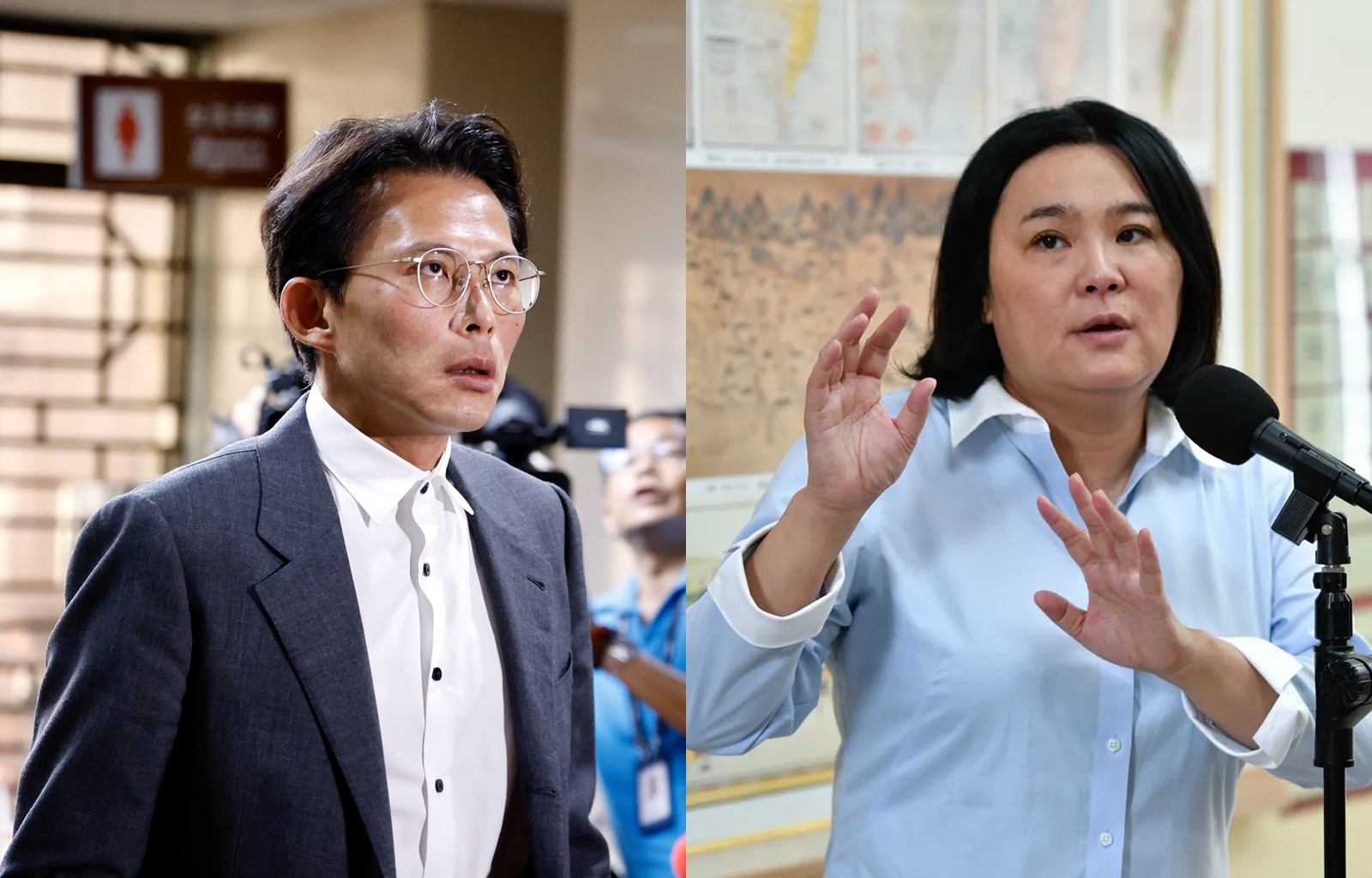 民眾黨主席黃國昌與國民黨立委陳玉珍修法不同調。（本刊資料照）