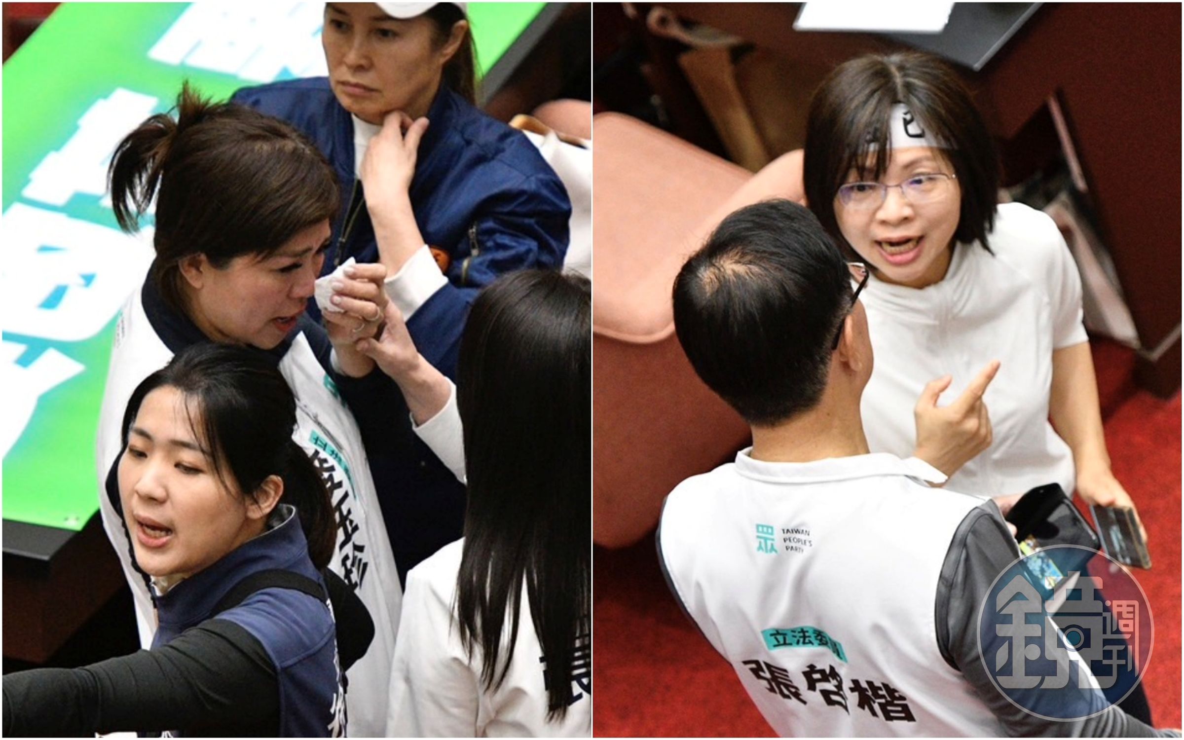 麥玉珍指控林淑芬遭右鈎拳攻擊，林淑芬則反控是麥先出手。
