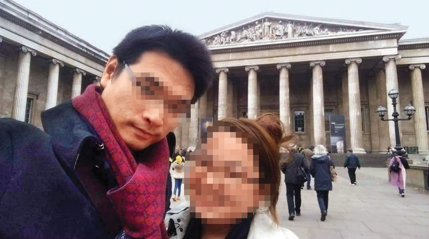 小志（左）與林冠百遊說劉先生投資，但錢到手後，人就搞消失。（投訴人提供）