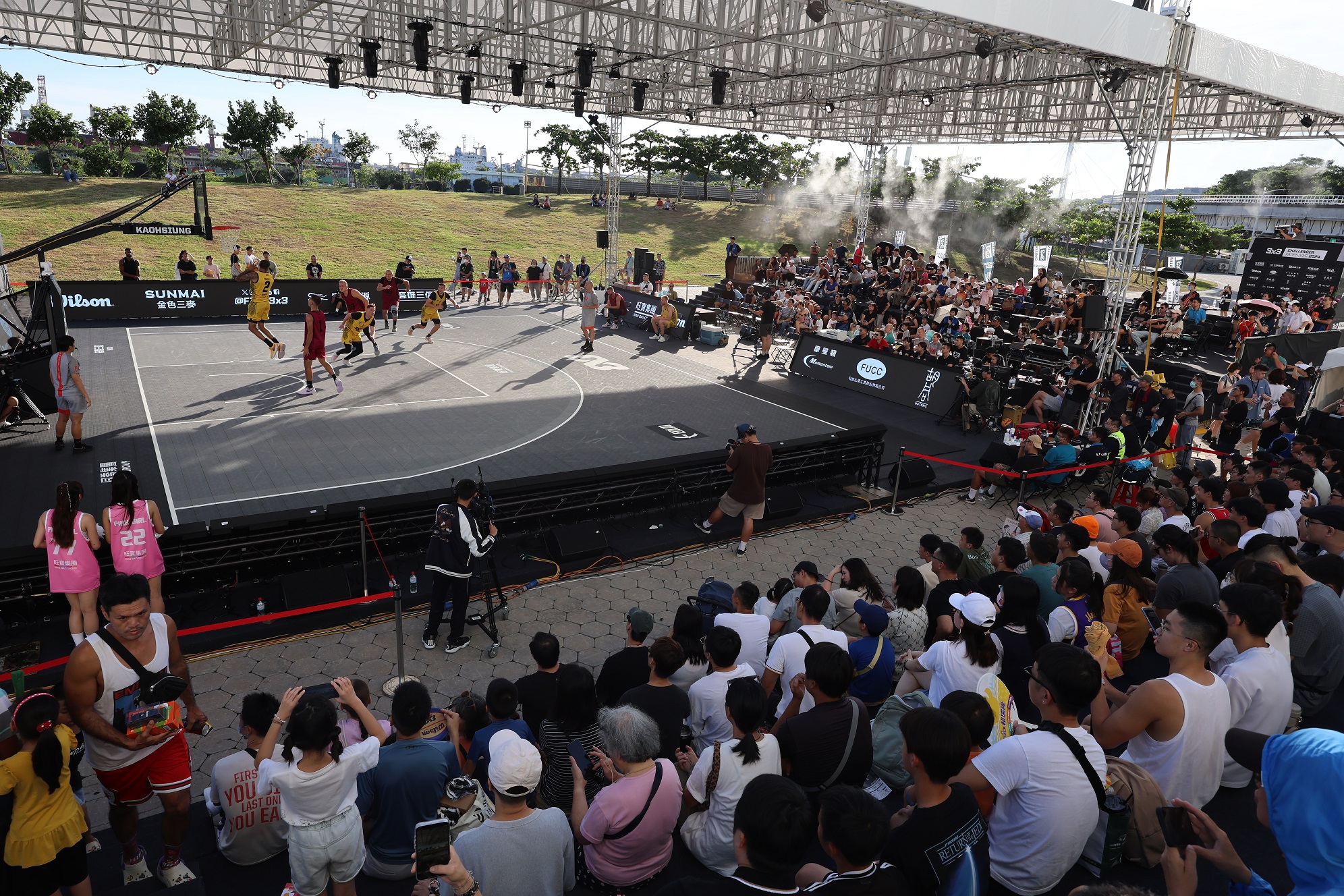 3X3籃球規模可大可小，容易和其他活動做多樣結合。（旺寶整合行銷提供）