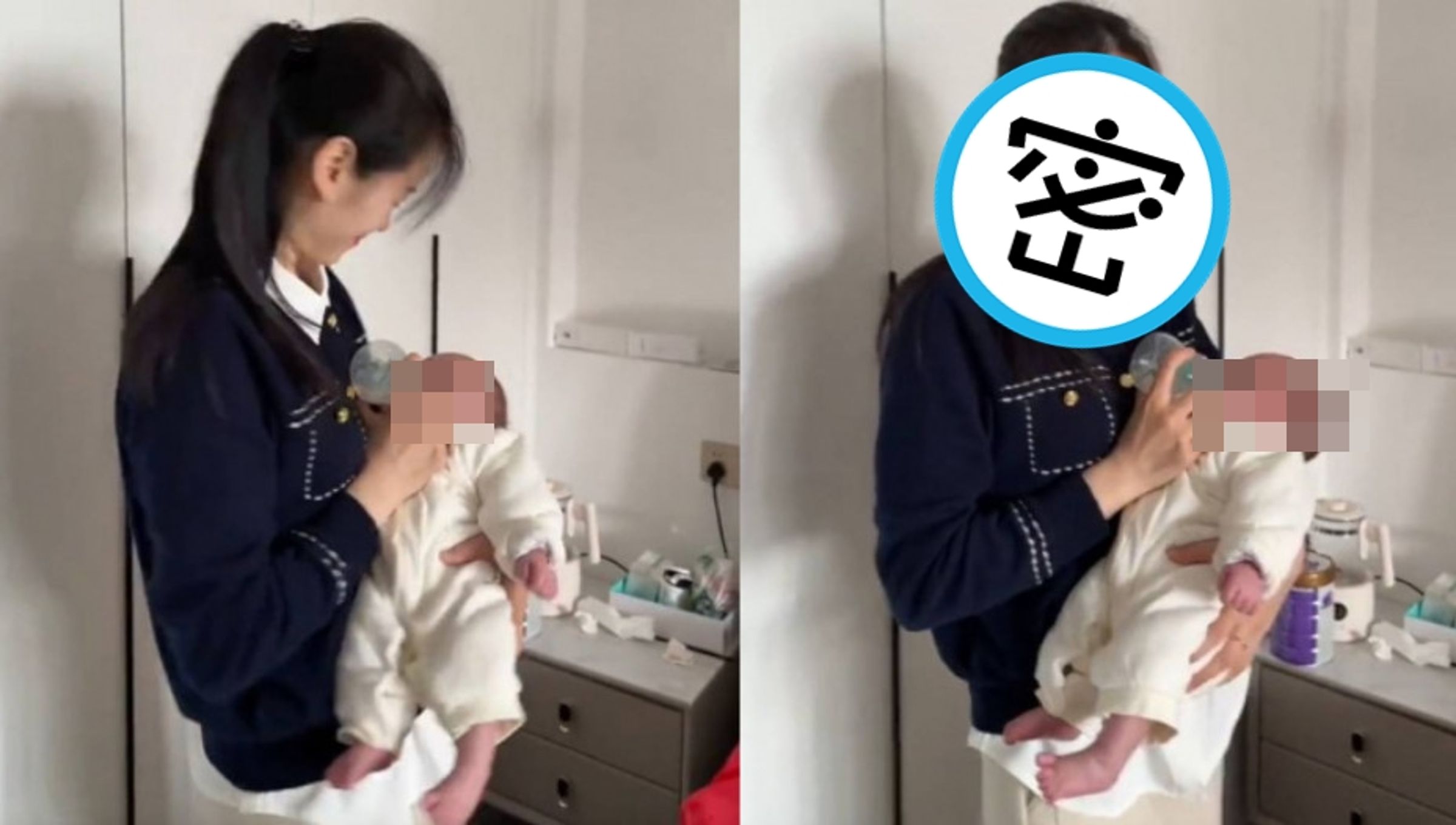 一名39歲女子年紀輕輕就已經當奶奶。(翻攝抖音)