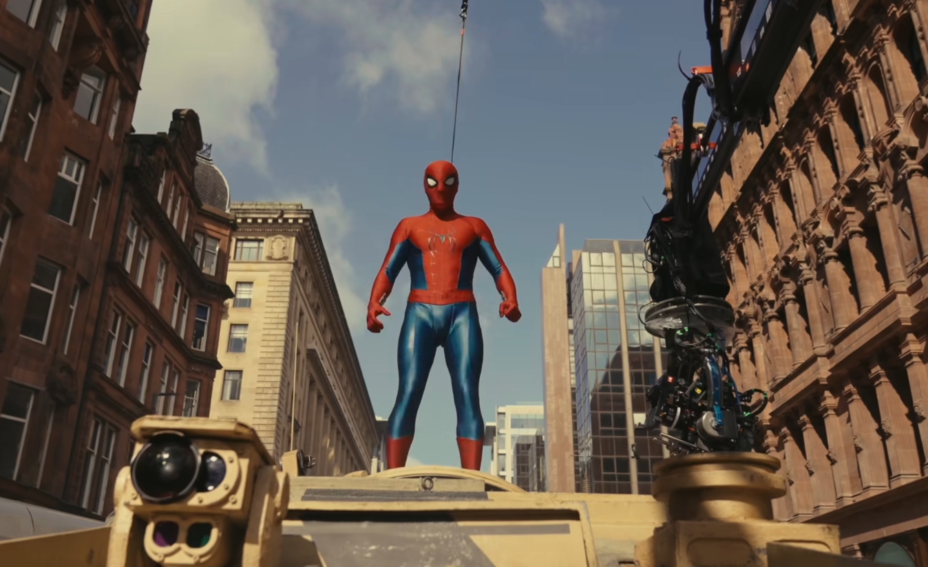 官方上個月公布片場拍攝花絮影片。（翻攝自臉書Spider-Man）
