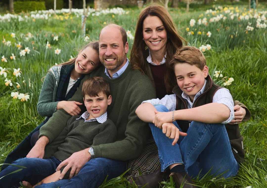 威廉王子一家五口擁有高人氣。(翻攝princeandprincessofwales IG)