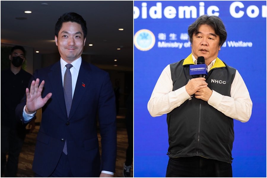 台北市長蔣萬安（左圖）堅持「高端不進校園」，衛福部次長王必勝（右圖）批評「拿學童當政治操作的工具，令人遺憾。」（本刊資料照）