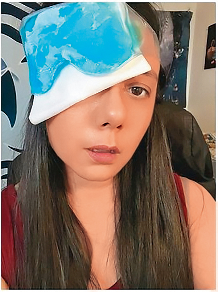 高慧君最近不到兩個月動3次眼睛手術，奮力與眼疾搏鬥。（翻攝自高慧君臉書）