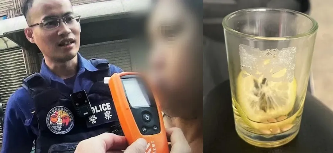 她酒駕遭攔！車上搜出酒杯…下秒竟嗲喊警察弟弟　「伸手狂摸」又嬌羞開撩：愛你