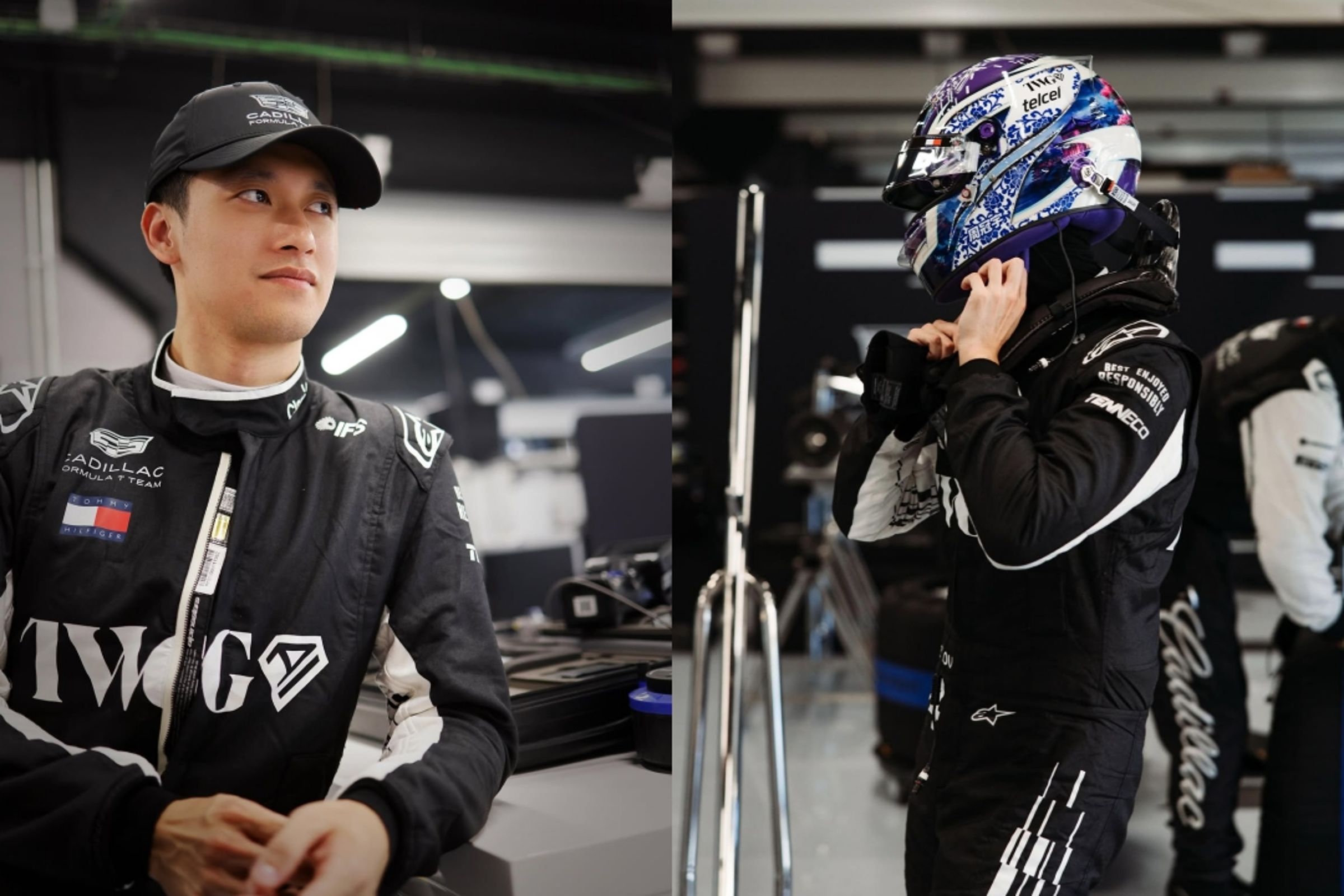 周冠宇自今年開始加入Cadillac Formula 1車隊擔任儲備車手。(翻攝自周冠宇IG)