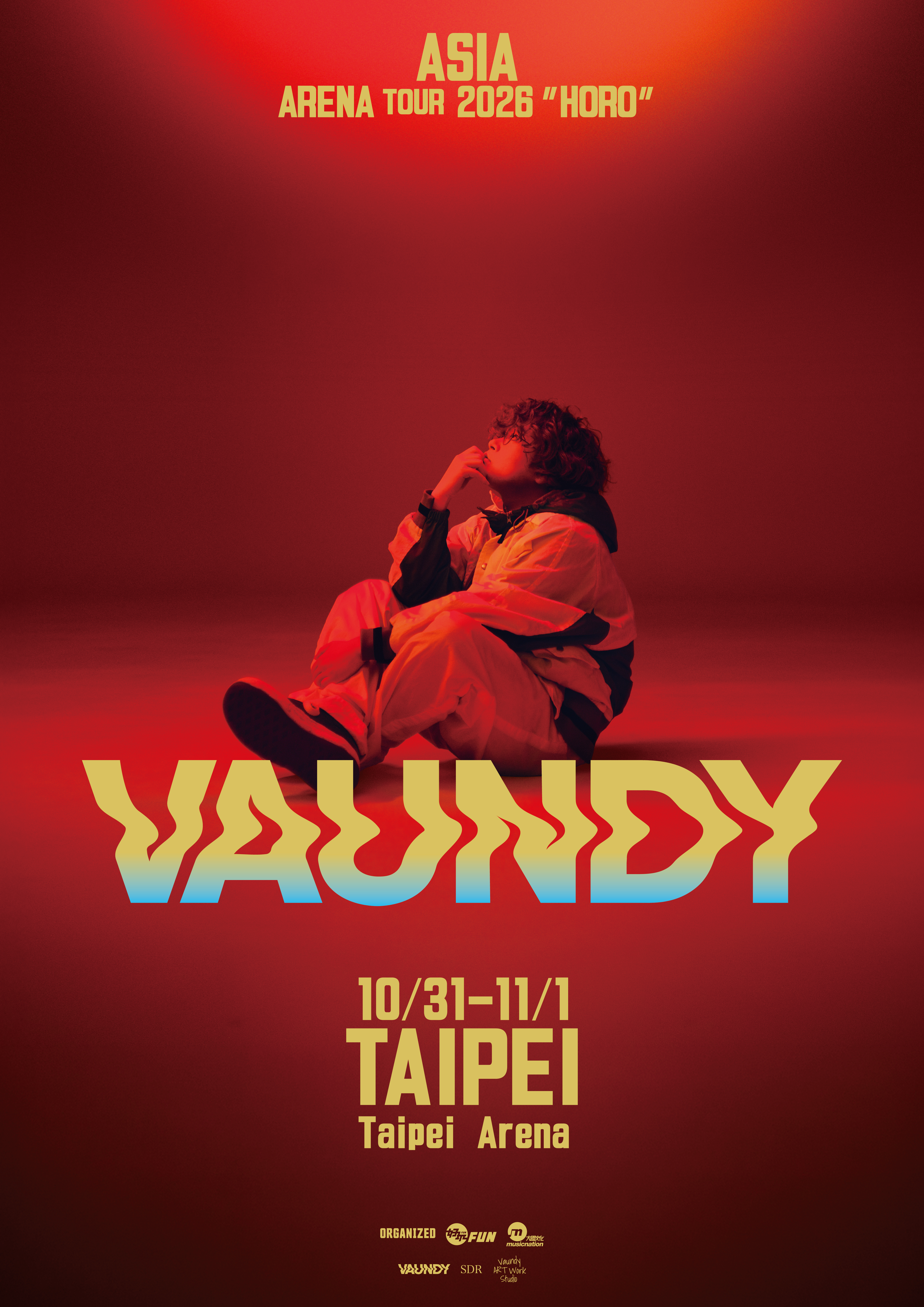Vaundy將在台北小巨蛋連唱兩天。（好玩專賣店提供）