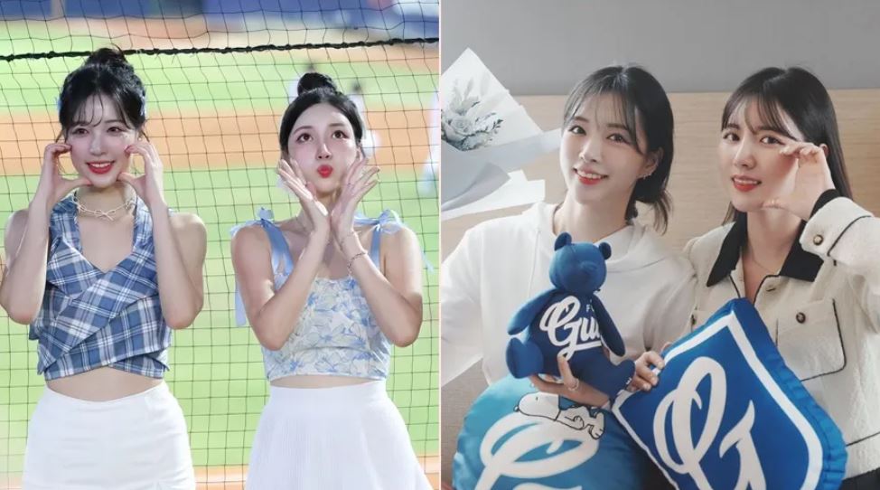 李皓禎和南珉貞從南韓來到台灣加盟富邦啦啦隊，如今李皓禎決定提前返國。（翻攝自南珉貞IG）