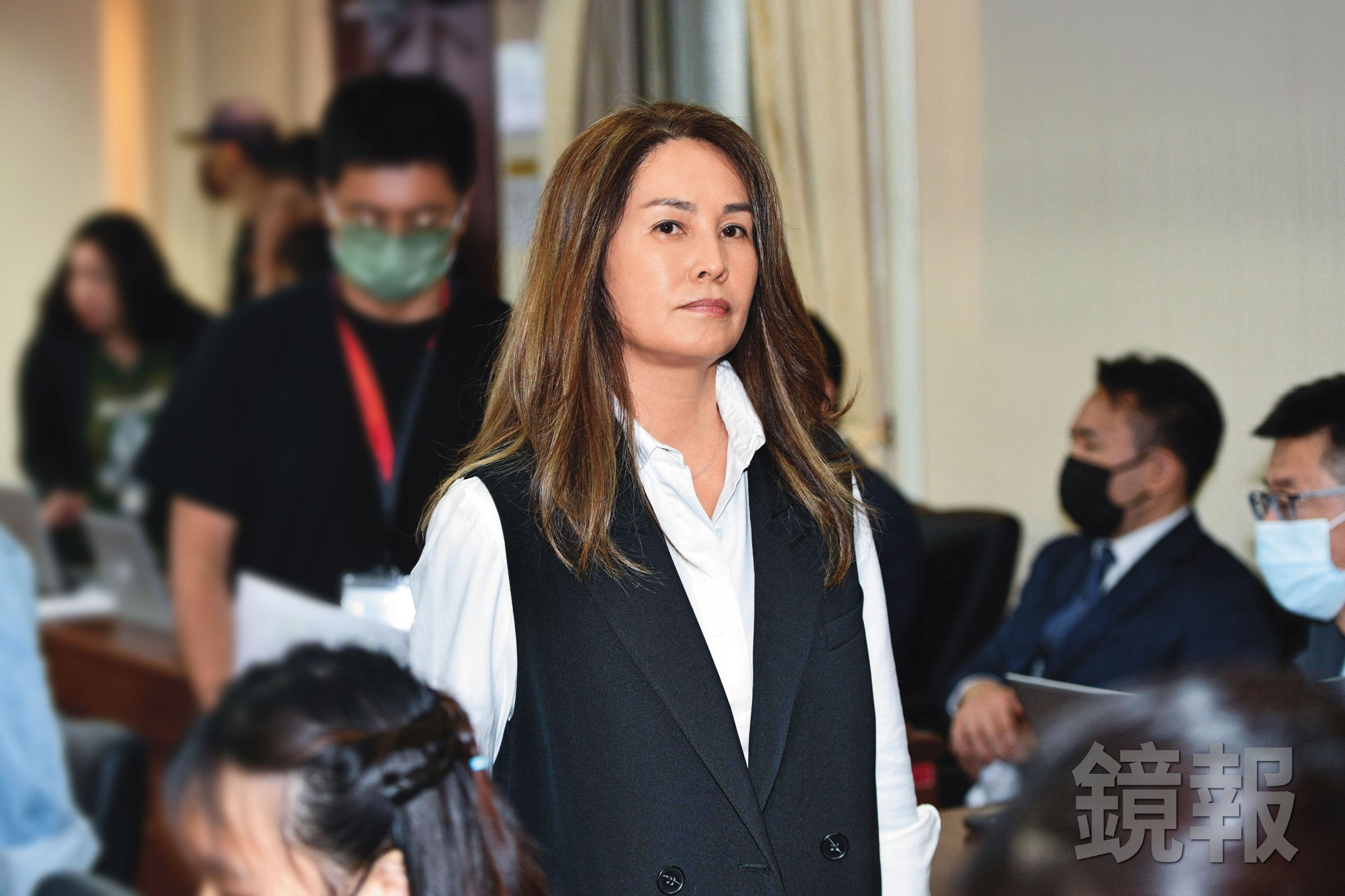 高金素梅因昔日2名助理涉在台發展共諜組織遭羈押禁見，日前遭高檢署傳訊獲請回。（鏡報李智為）