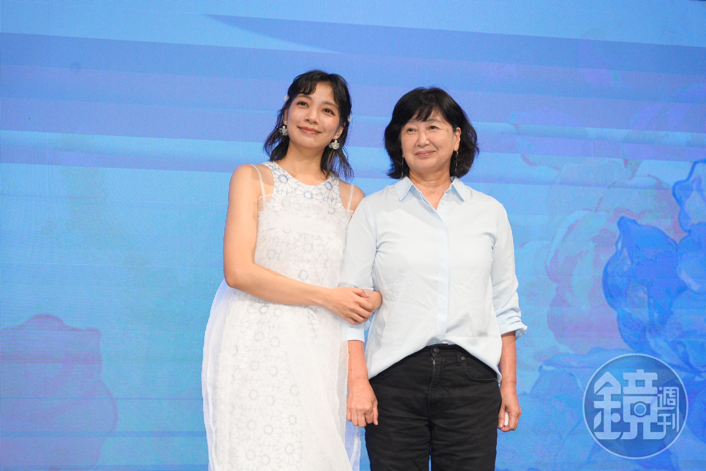 公視台語台影集《再見1987》 開播記者會,林雨宣、蘇明明戲裡飾演母女。