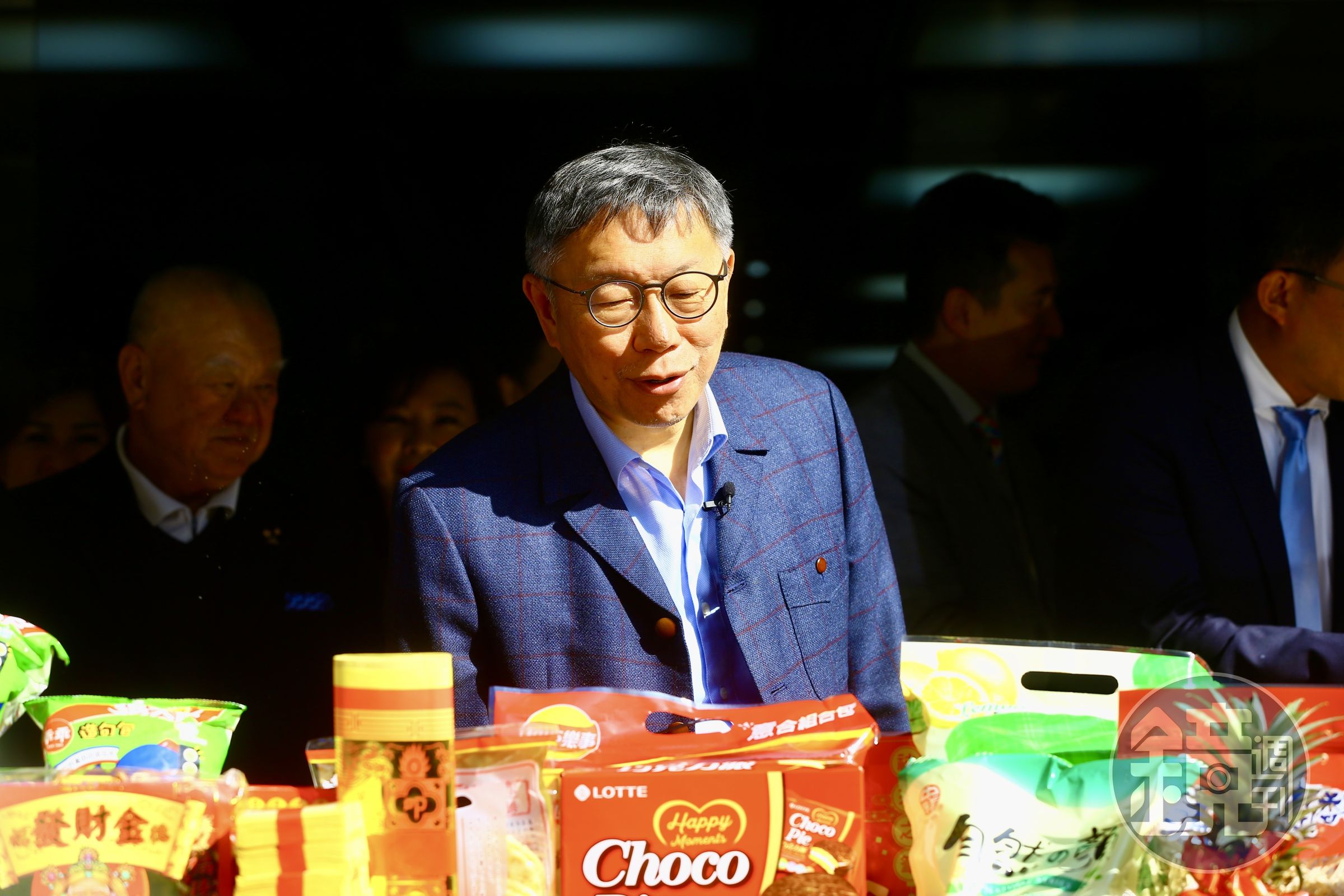 柯文哲出席民眾黨新春團拜,談論蔡壁如擔任台中市政顧問話題。