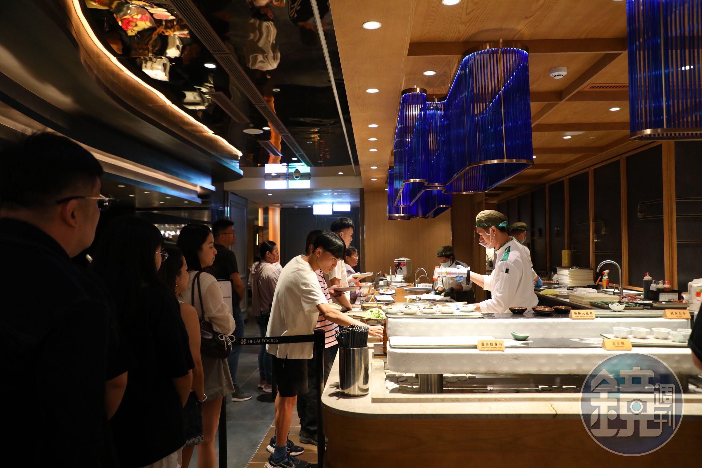 日本料理區「盛」是不少人入場後的排隊首選。