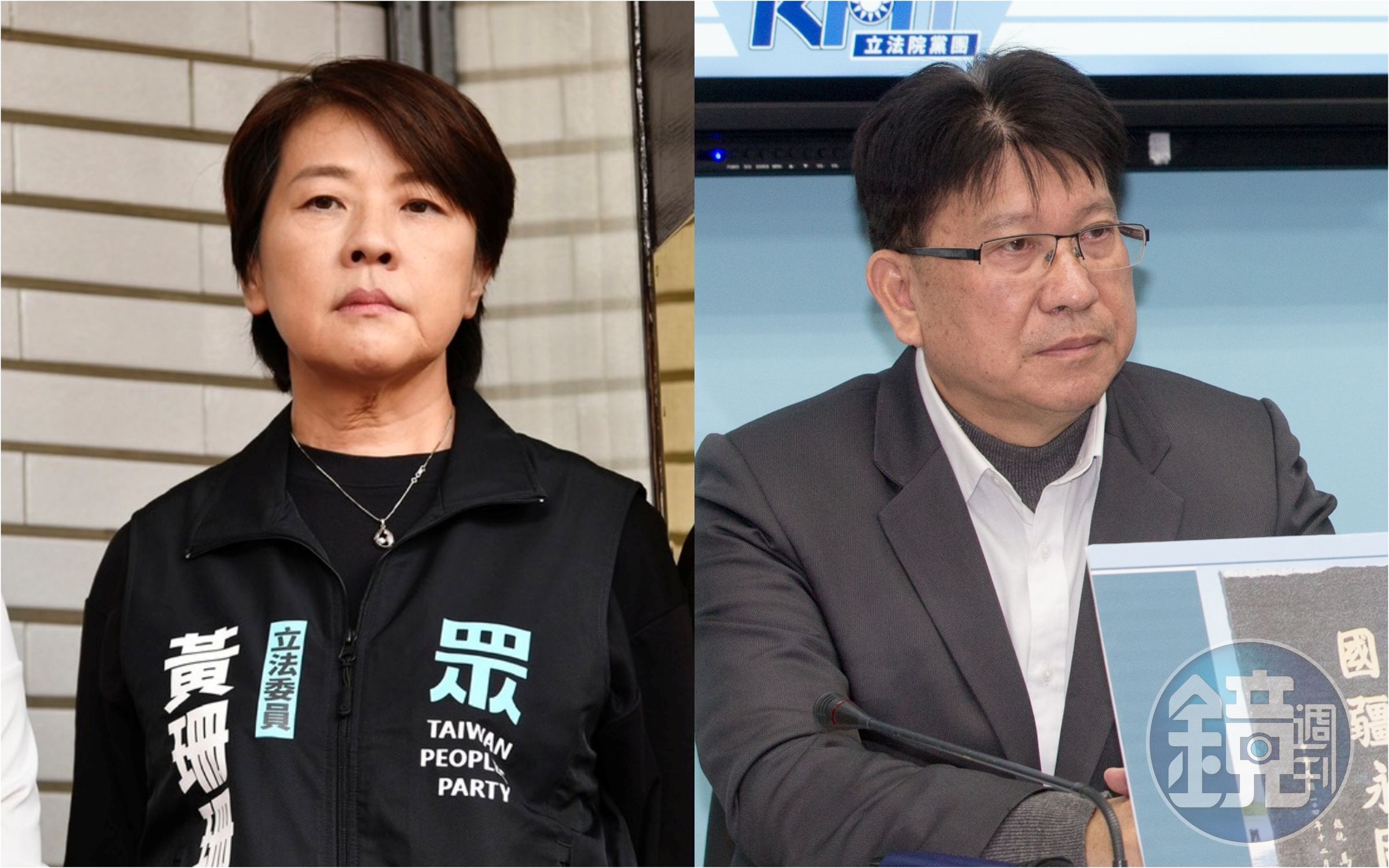 黃珊珊表態不支持藍營提出的《憲法訴訟法》修正草案,林思銘表示藍白會持續溝通。(本刊資料照)