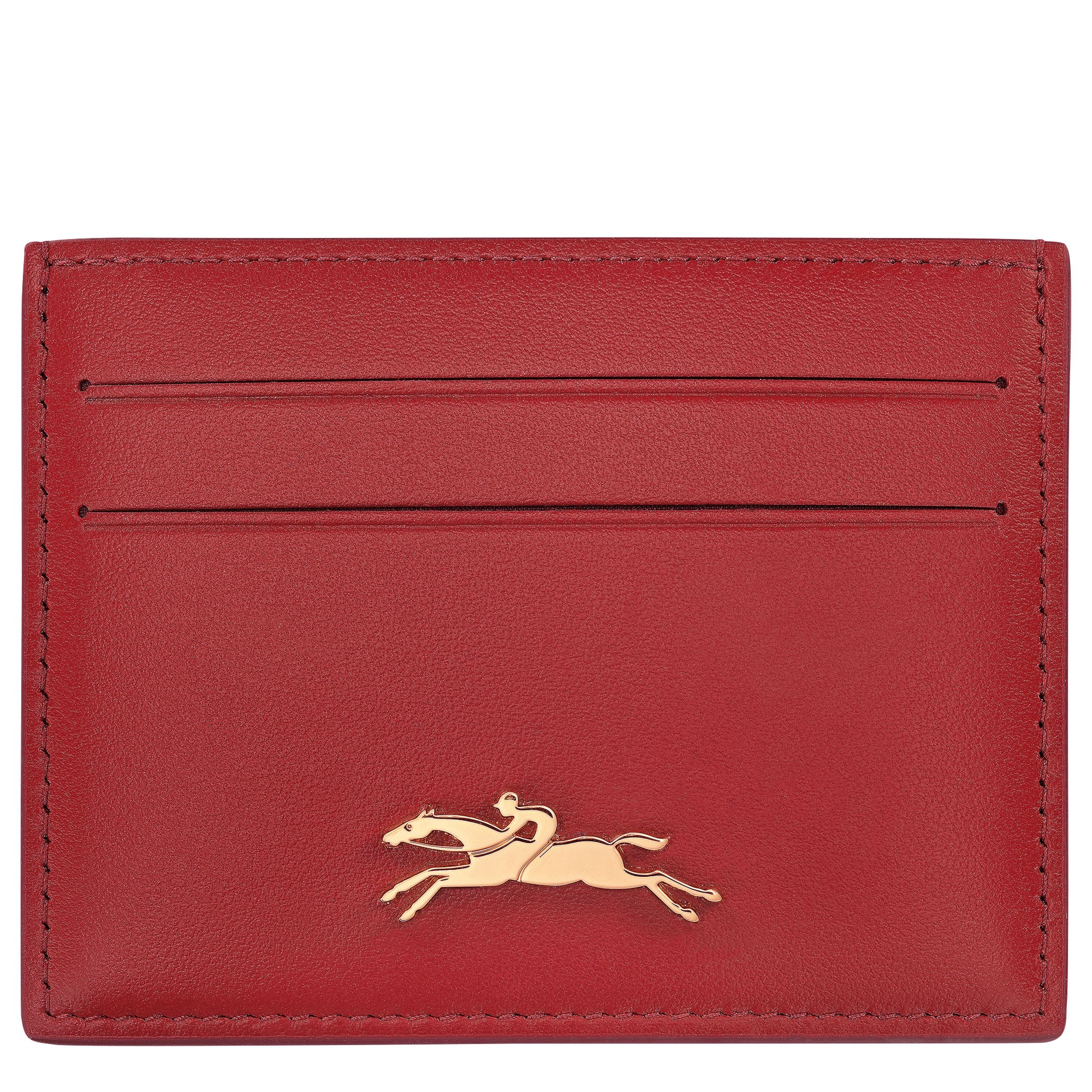馬年限定系列卡片夾(胭脂紅)。NT$$4,300(瓏驤提供)