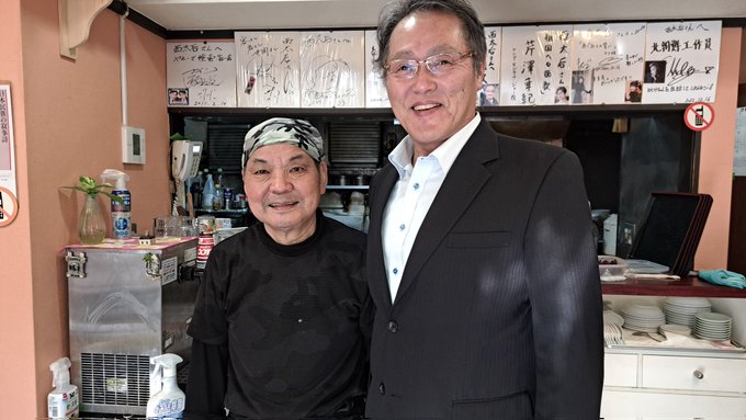 日本議員松丸誠來聲援店家。（翻自X平台）