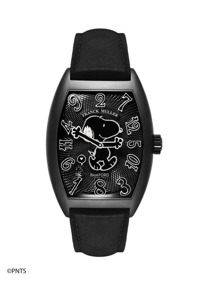 2025年版FRANCK MULLER x Bamford Watch Department  Crazy Love Snoopy腕錶，定價NT$1,088,000，限量50只