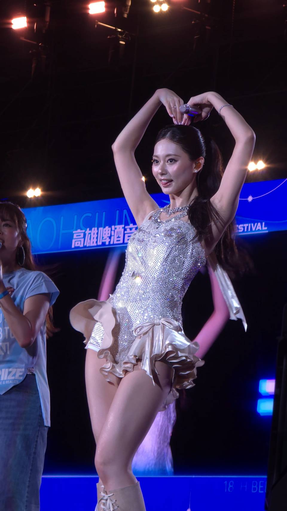 周子瑜對ONCE表達愛意。（讀者提供）