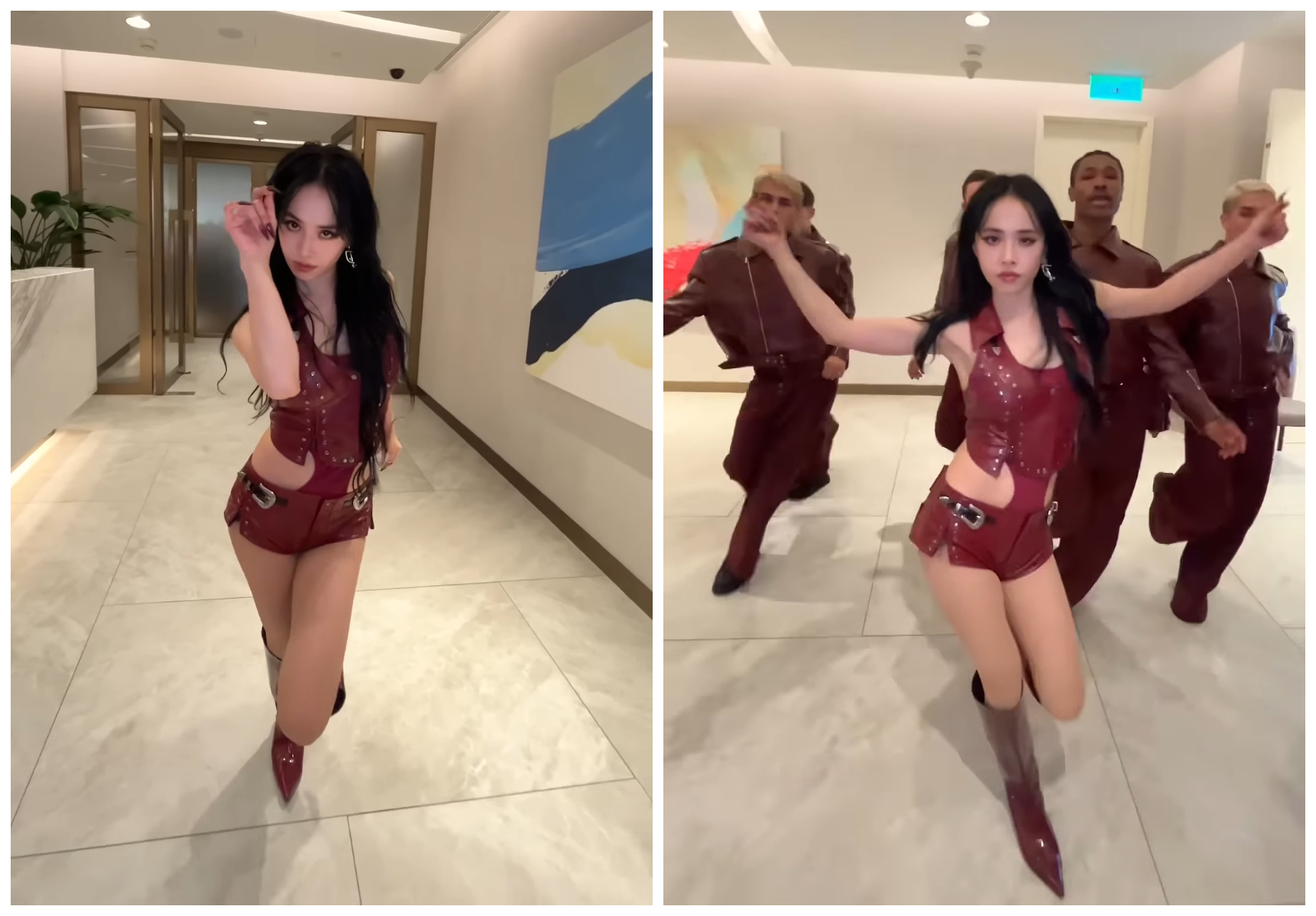 蔡依林曬出15秒熱舞影片，電暈網友們。（翻攝@jolin_cai YouTube頻道）