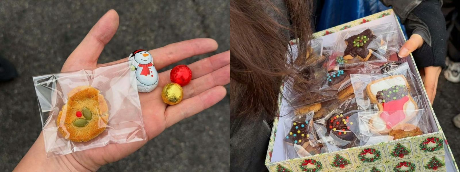 網友表示Danielle全程面帶笑容，還分送餅乾糖果，合照要求也來者不拒。（網路圖片）