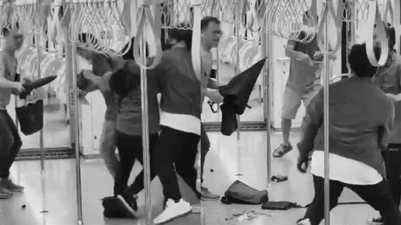 殺人犯鄭捷在北捷砍人10年後的同天，中捷再度上演隨機恐怖砍人案，網友要求廢死聯盟對此表態。（翻攝自爆料公社）