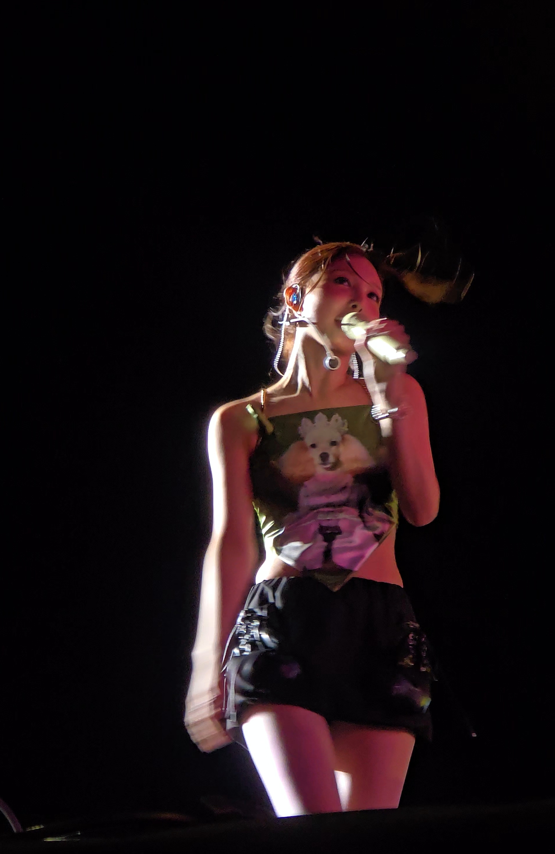 TWICE成員娜璉不斷提到下次會和成員再回來高雄。(讀者提供)