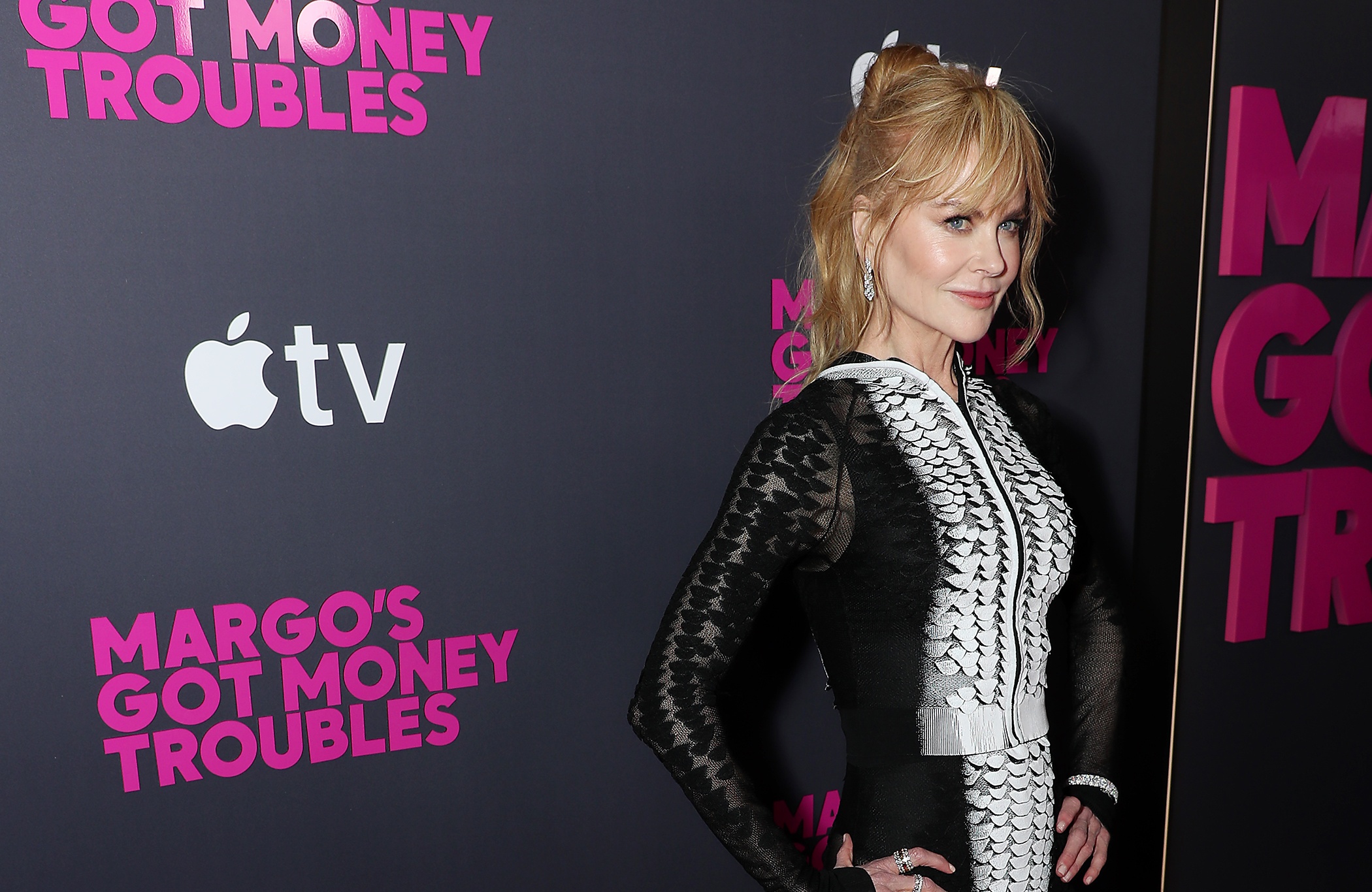 妮可基嫚一直沒停下拍戲的腳步，現在還打算繼續受訓成為臨終陪伴員。（Apple TV提供）