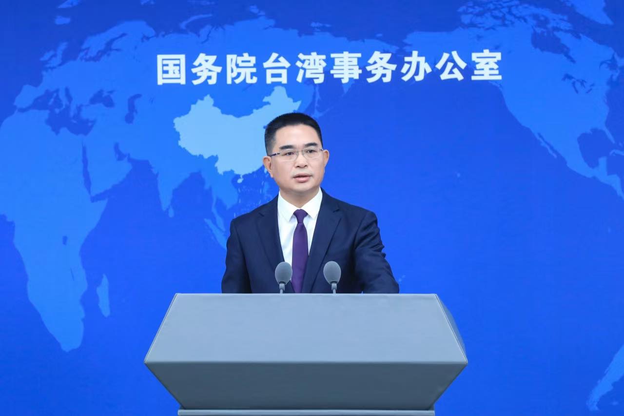 高安國違反《國家安全法》遭判7年6月徒刑，國台辦發言人陳斌華批評民進黨當局濫用司法，「打壓迫害島內愛國統一力量」。（翻攝臉書／國務院台辦發言人）