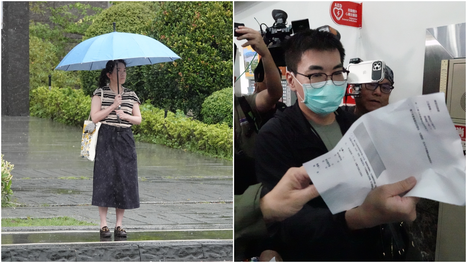陳幸妤(左圖)今重申希望8月底前收到兒子的教育基金,直接匯給孩子們。