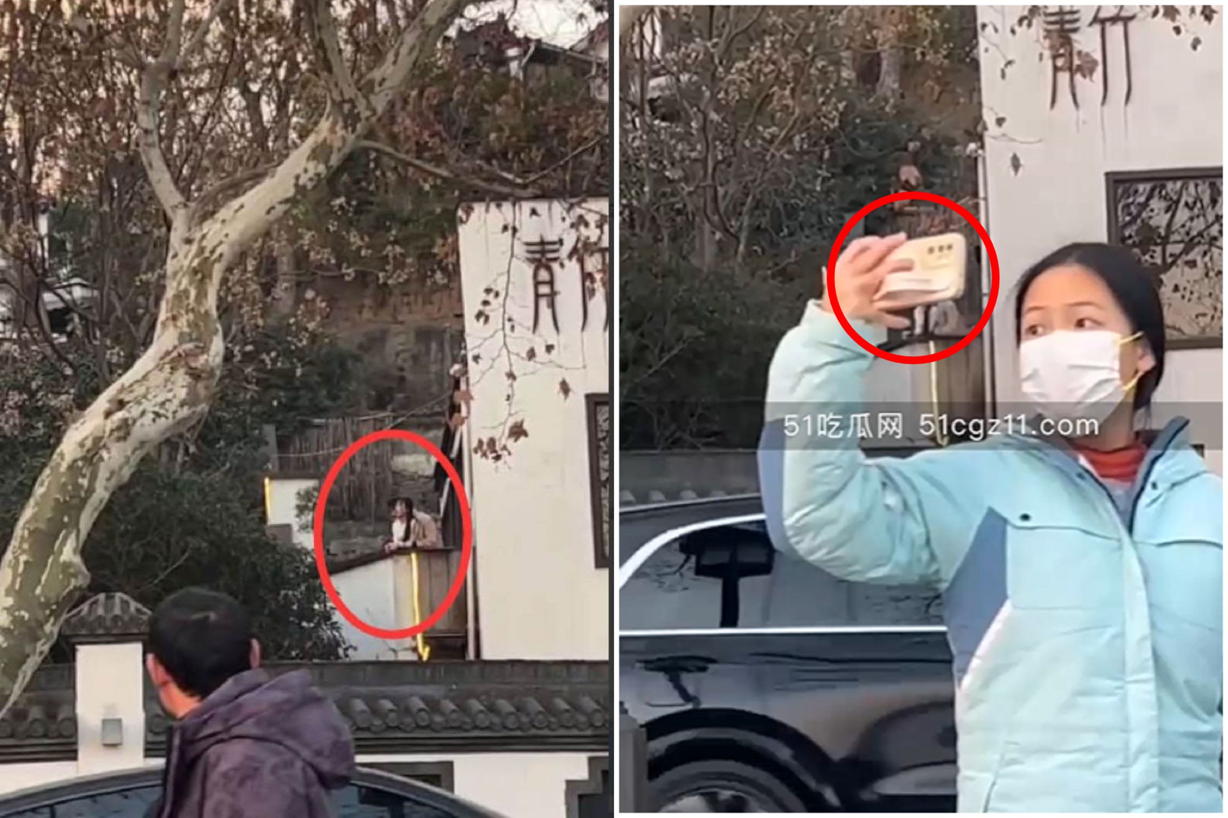 情侶陽台野戰，全城鄉民驚呆了！妹子嗨拍活春宮。（翻自《黑料網》）