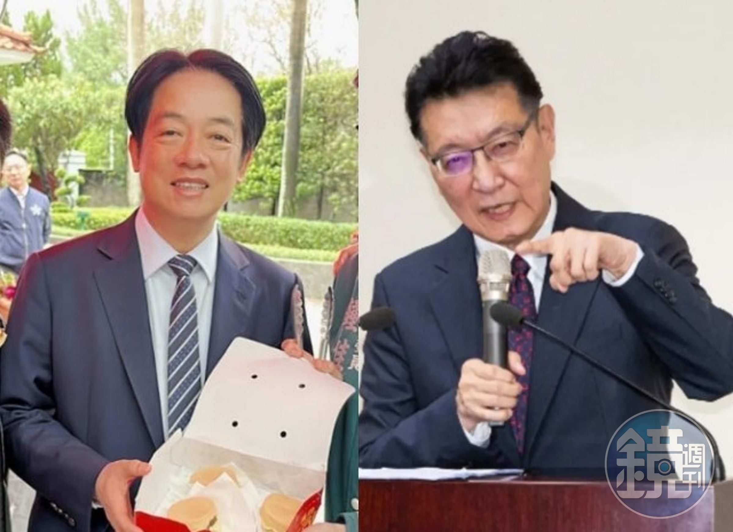 近期急診室嚴重塞爆,醫護人員陷入人間煉獄,而賴清德(左)昨日邀黨籍立委至總統官邸開心烤肉,此強烈對比令趙少康(右)痛批。(翻攝自facebook @郭國文 / 本刊資料照)