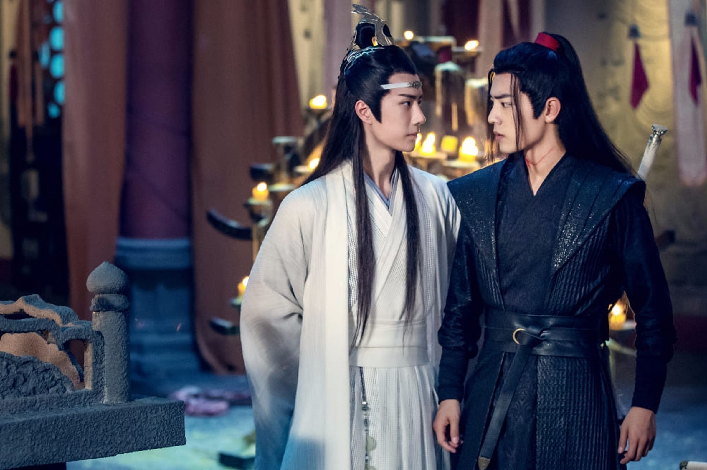 肖戰藉《陳情令》爆紅，成為大陸演藝圈「頂流」。（網路圖片）