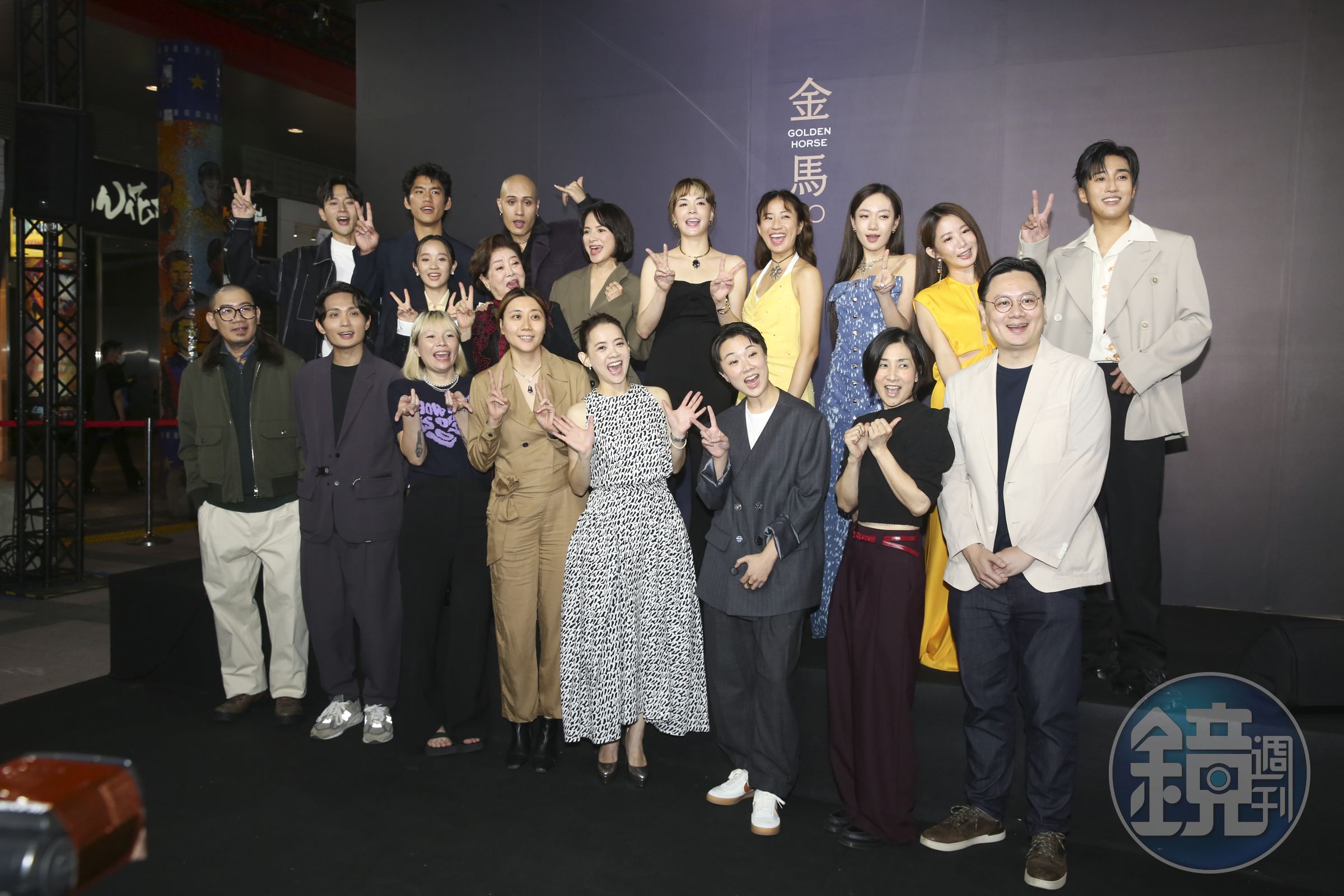 《愛情城事》集結超過20位大咖明星演出，首映會只出現一部份，聲勢就已相當嚇人。
